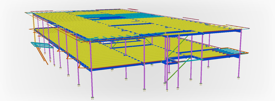 Advanced Business Solutions steel framing 3D model
