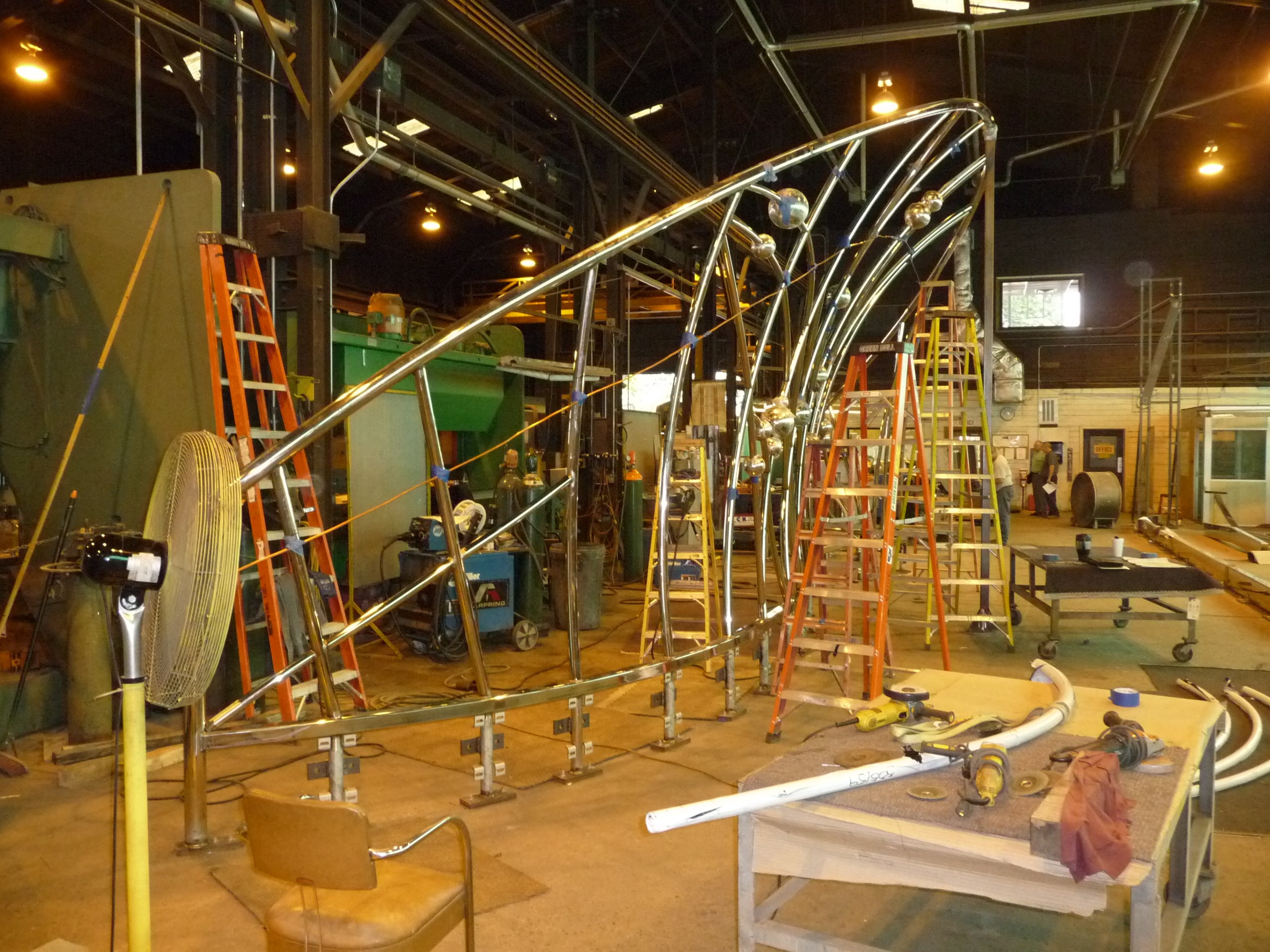 Commercial art wall structural analysis