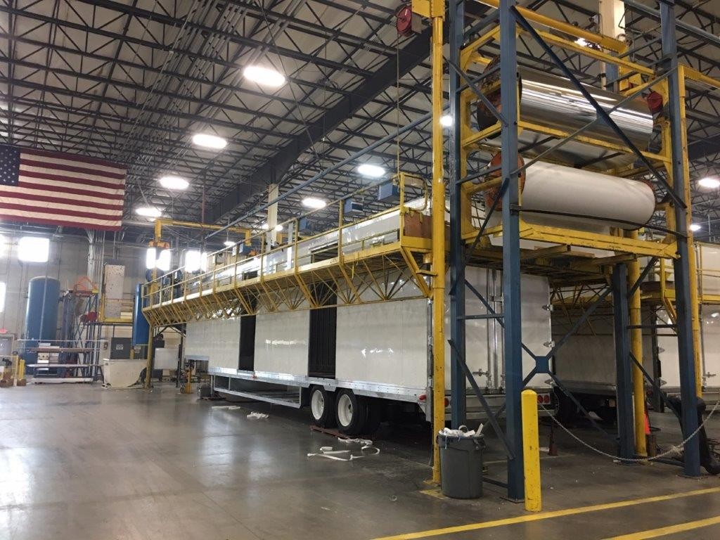 Industrial access platform steel structure