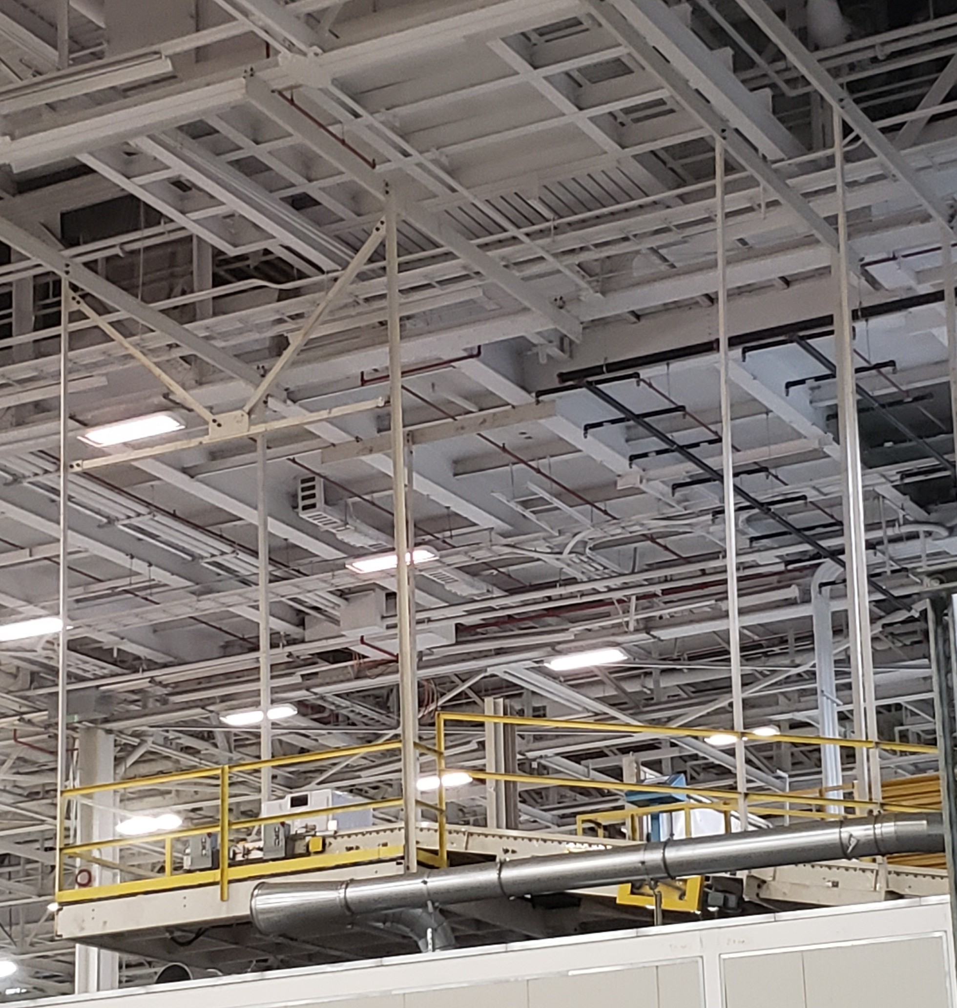 Industrial conveyor support structure