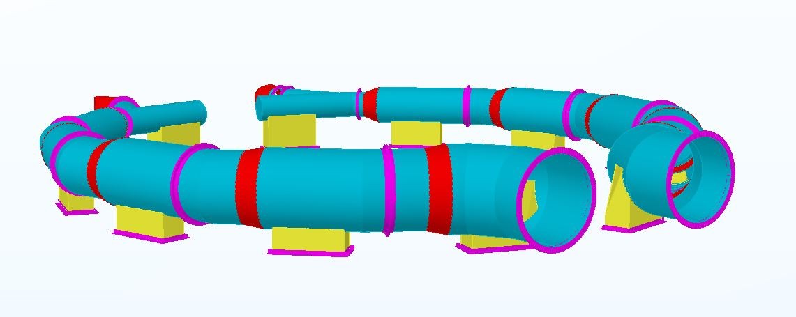 Industrial ductwork design