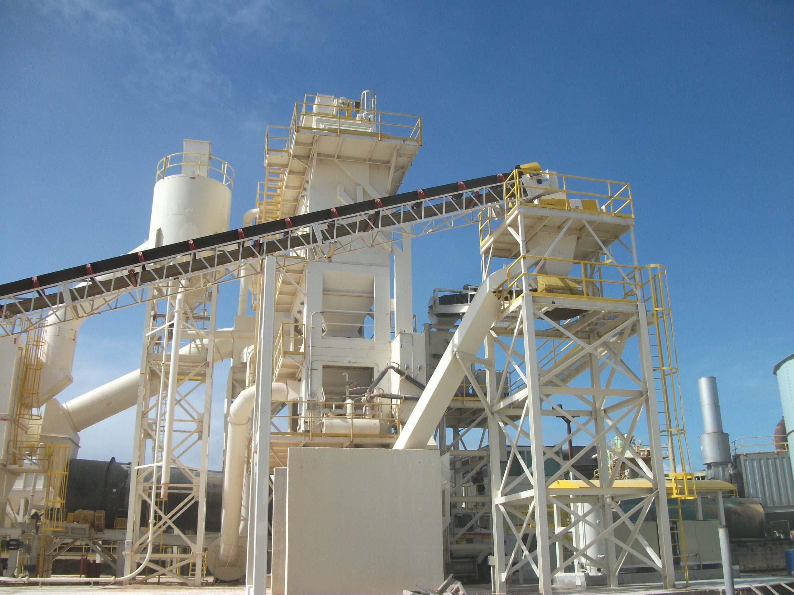 Industrial rock processing facility structural engineering