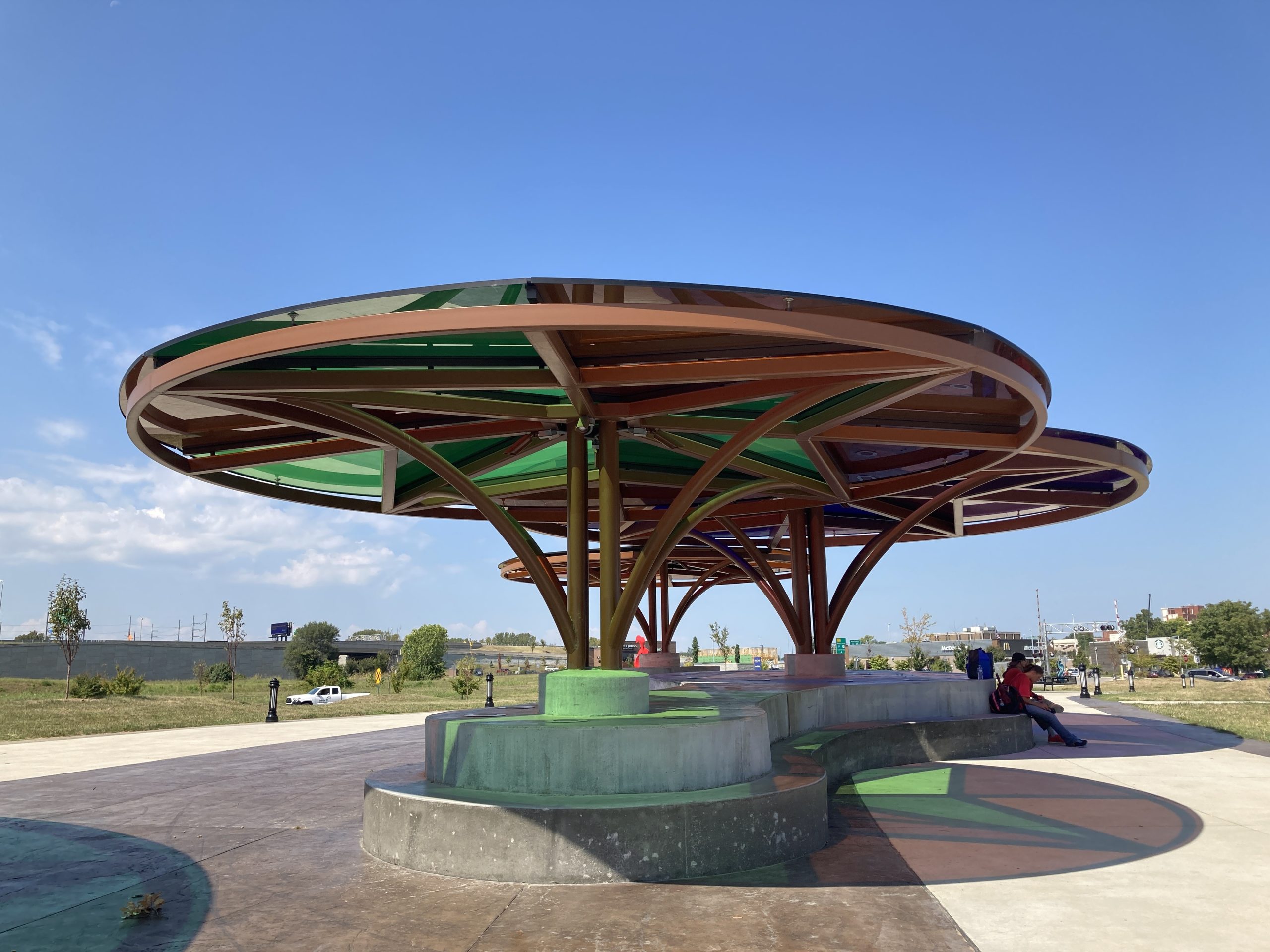 Institutional shade structure design