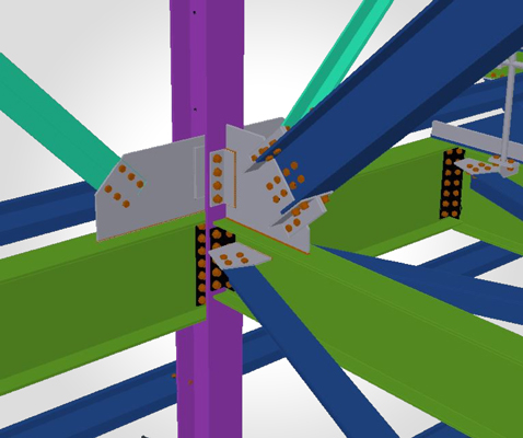 Omega sand plant connection design 3D model — Oklahoma